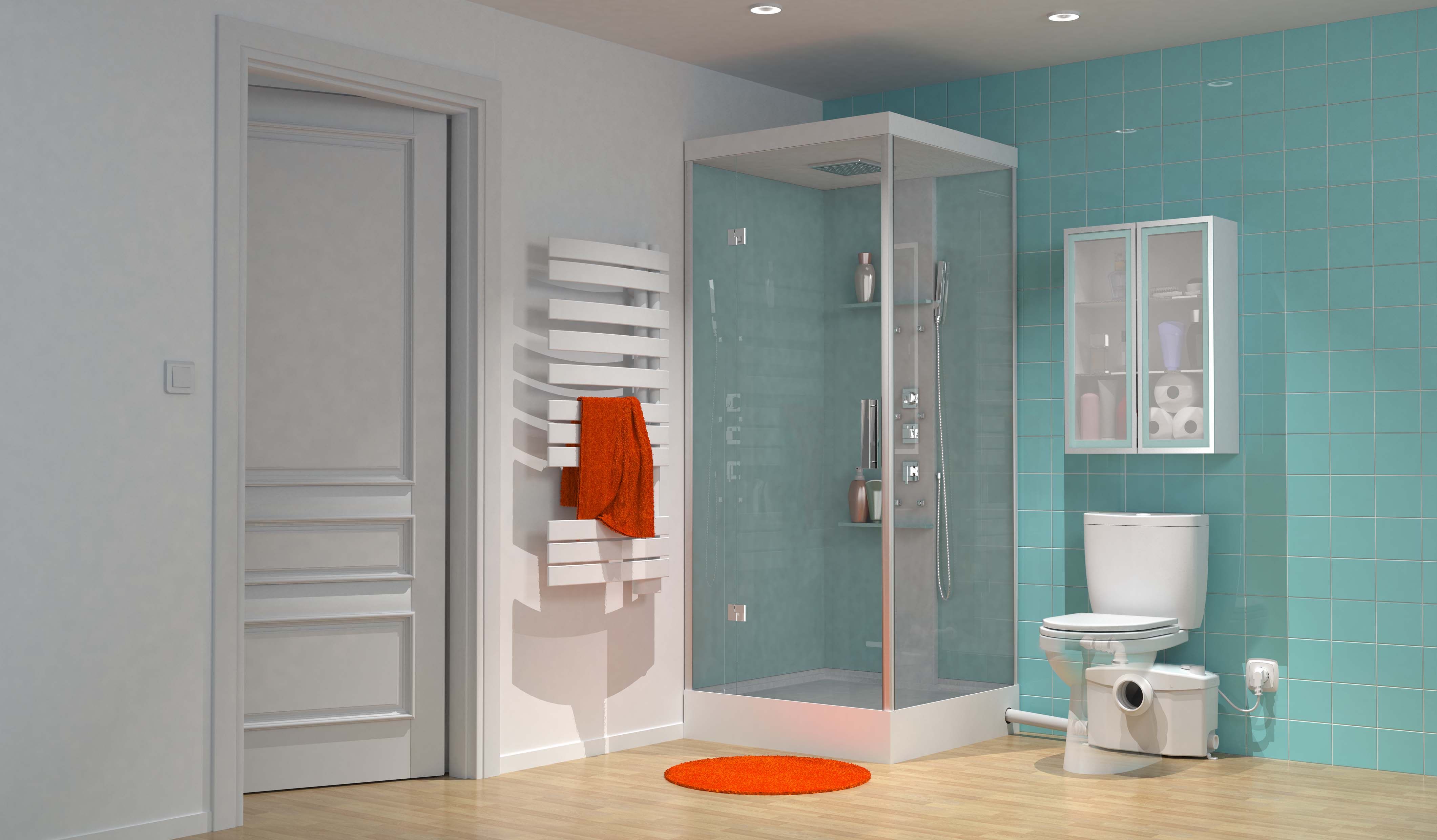 дополнительный санузел в коридоре